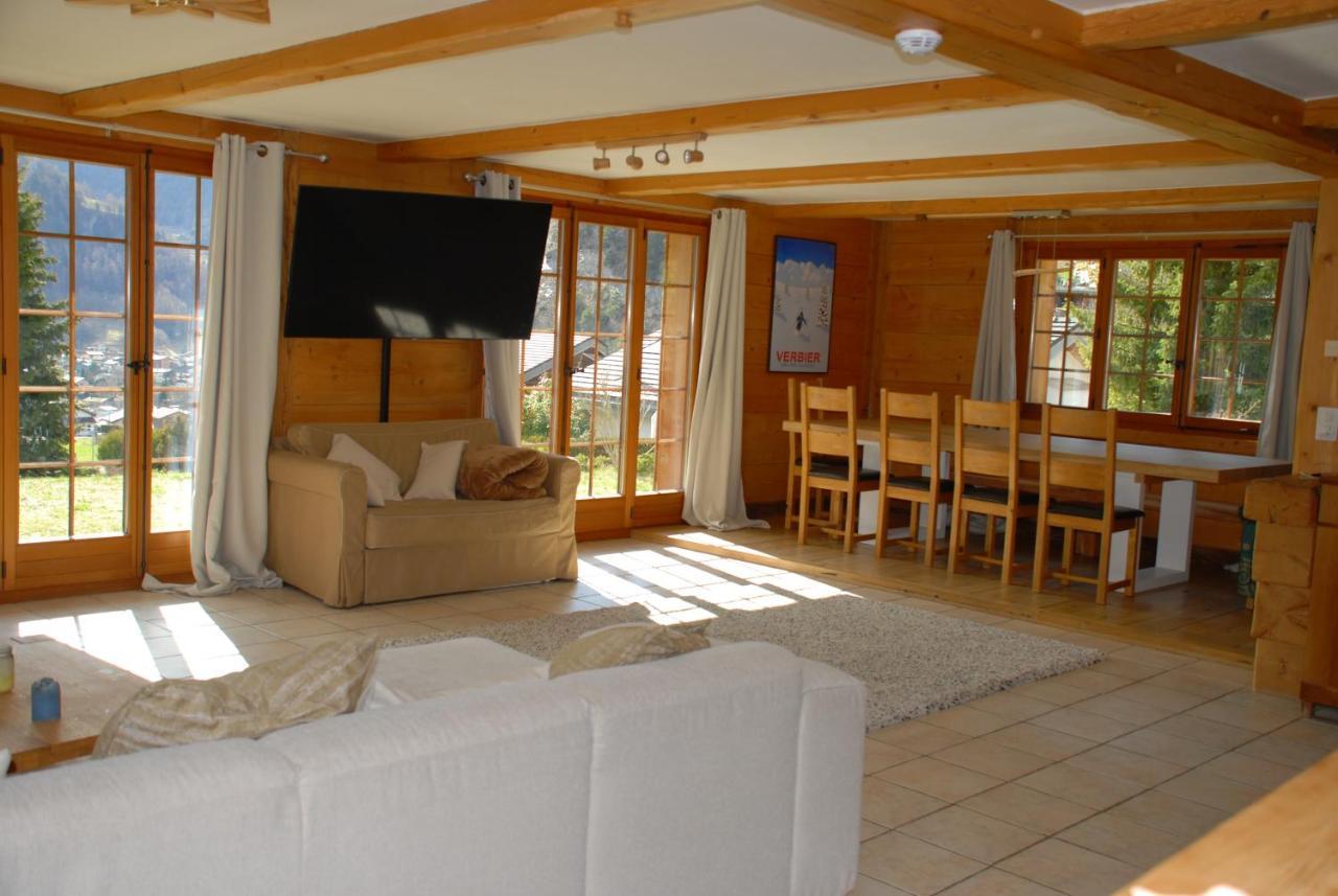 Chalet Edelweiss - Verbier, Mountain Views, Jacuzzi! Volleges المظهر الخارجي الصورة